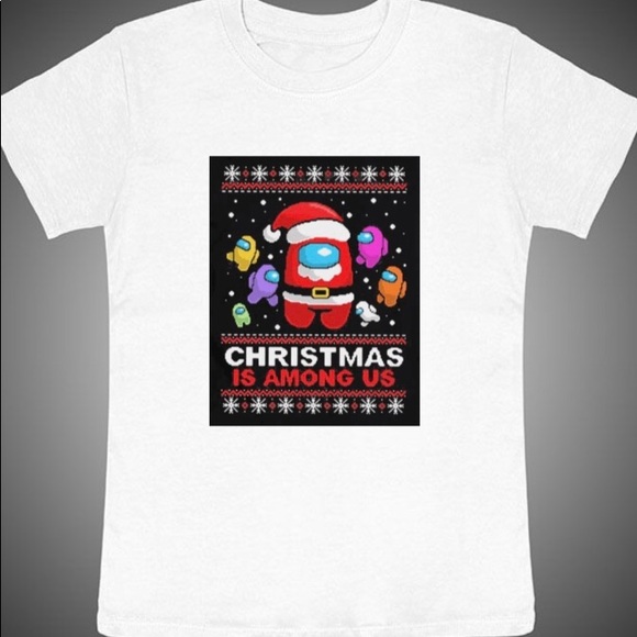 Kids among us Christmas T-shirt - Picture 1 of 5